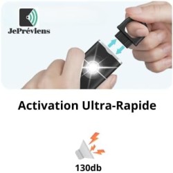 Alarme Personnelle 130 dB – Find My Apple – Anti-Agression