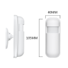 Rilevatore di movimento wireless RF 433MHz — 120° / 12m