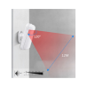 Rilevatore di movimento wireless RF 433MHz — 120° / 12m